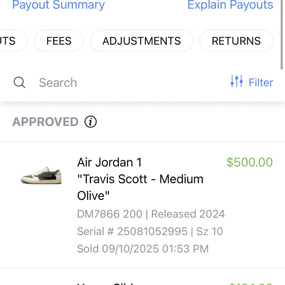 Travis Scott x Air Jordan 1 Low OG 'Olive' - Picture 10 of 10